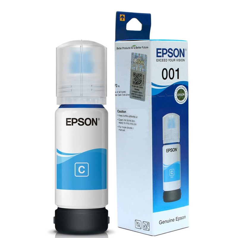Epson 001 Cyan Ink Bottle 